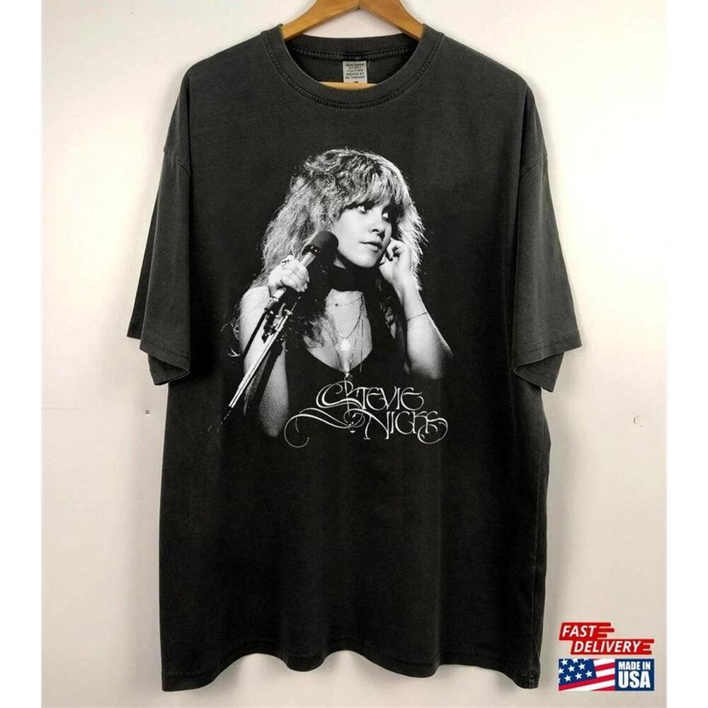 Retro Stevie Nicks Tour Shirt Concert Unisex Graphic Tshirt